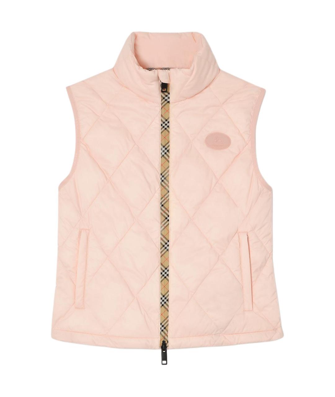 BURBERRY Розовый жилет, фото 1