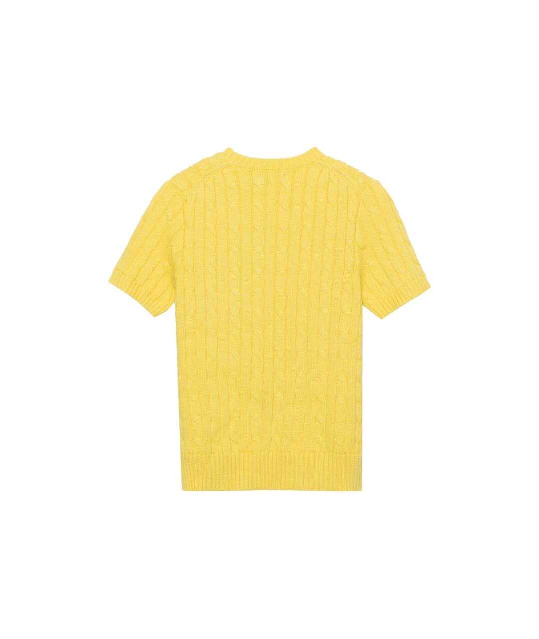 POLO RALPH LAUREN Желтый джемпер / свитер, фото 2
