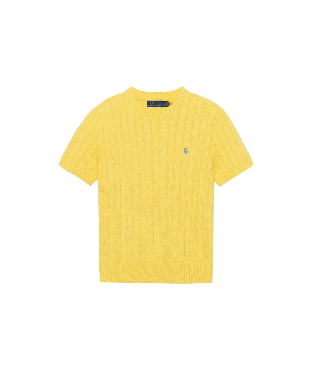 POLO RALPH LAUREN Желтый джемпер / свитер, фото 3