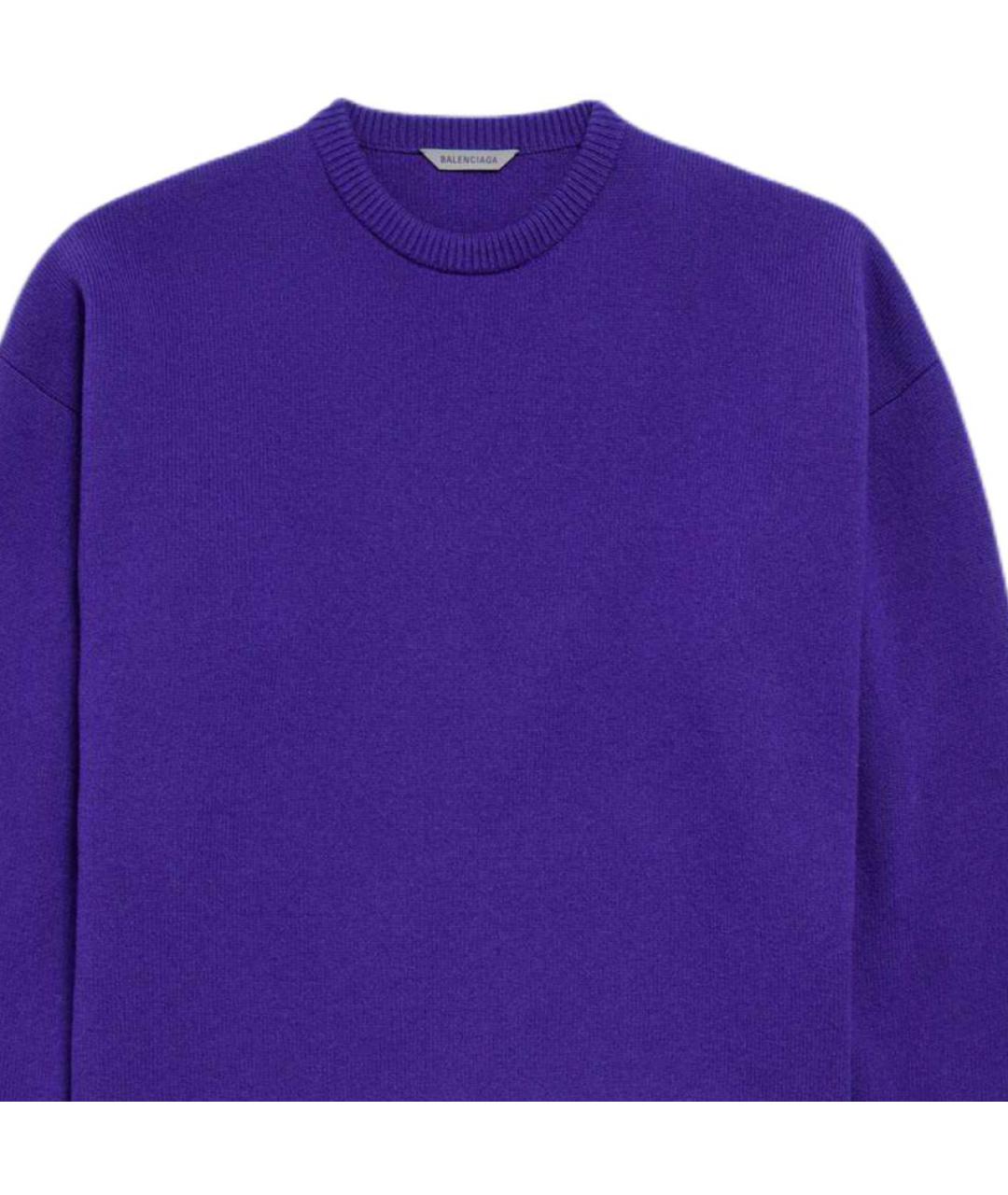 BALENCIAGA Фиолетовый джемпер / свитер, фото 2
