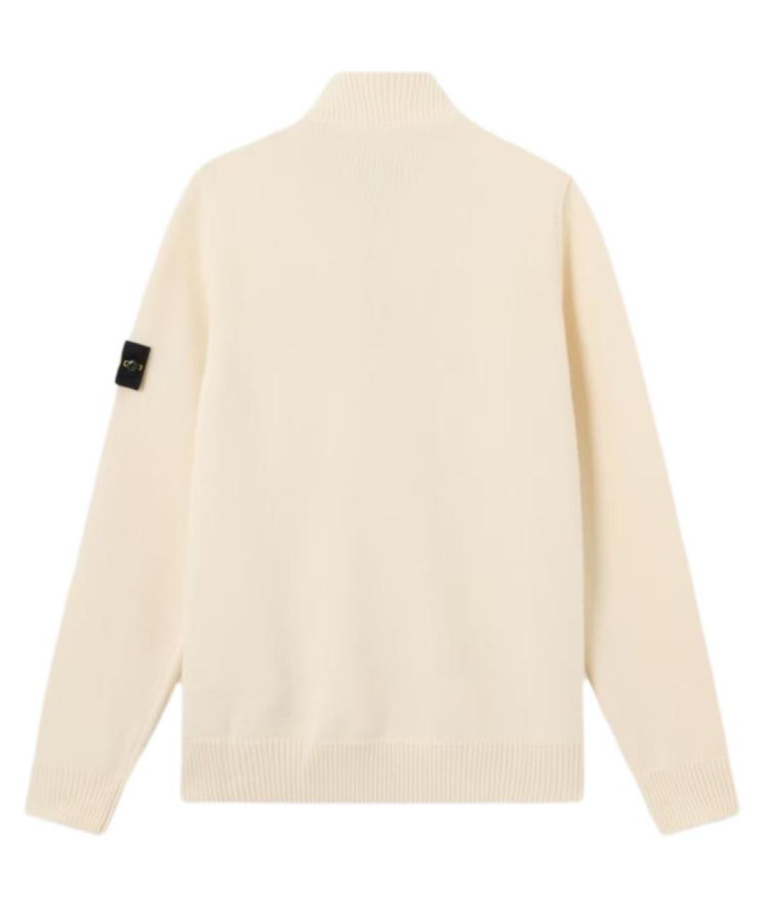 STONE ISLAND Бежевый джемпер / свитер, фото 2