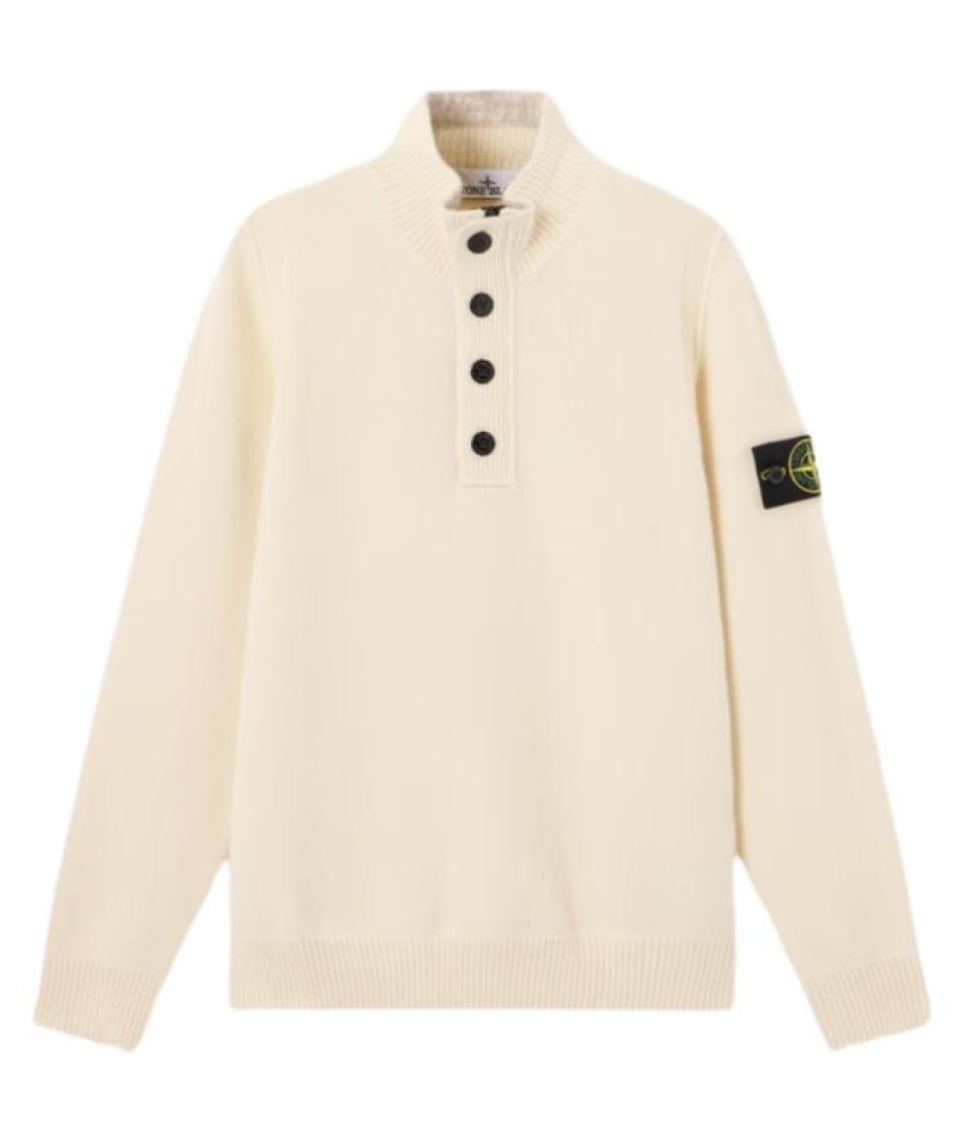 STONE ISLAND Бежевый джемпер / свитер, фото 1