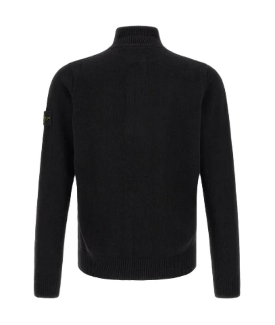 STONE ISLAND Черный джемпер / свитер, фото 2