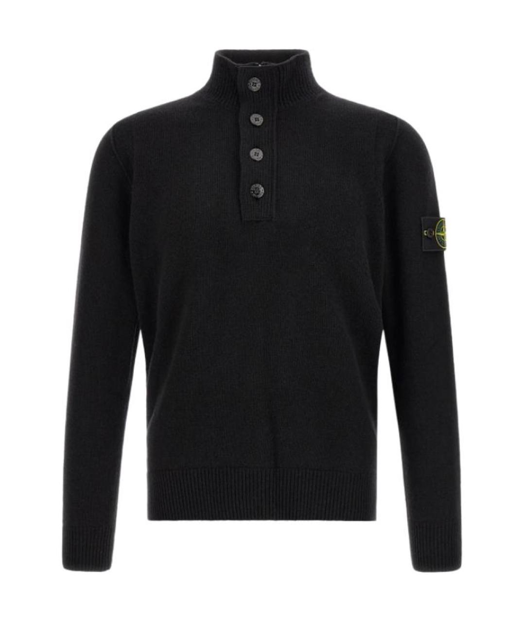 STONE ISLAND Черный джемпер / свитер, фото 1