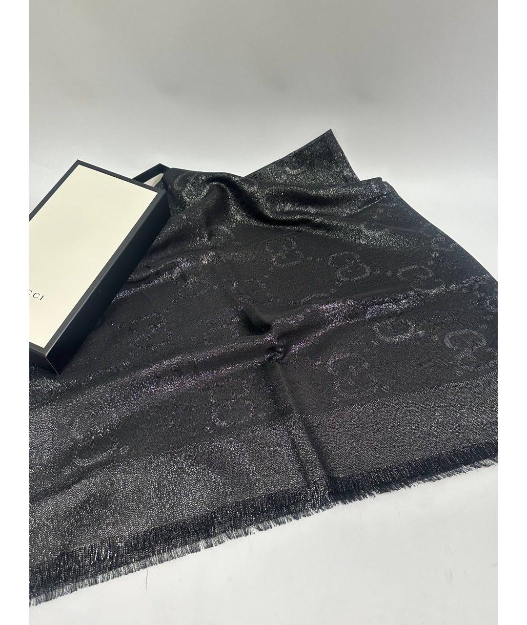 GUCCI Черный платок, фото 4