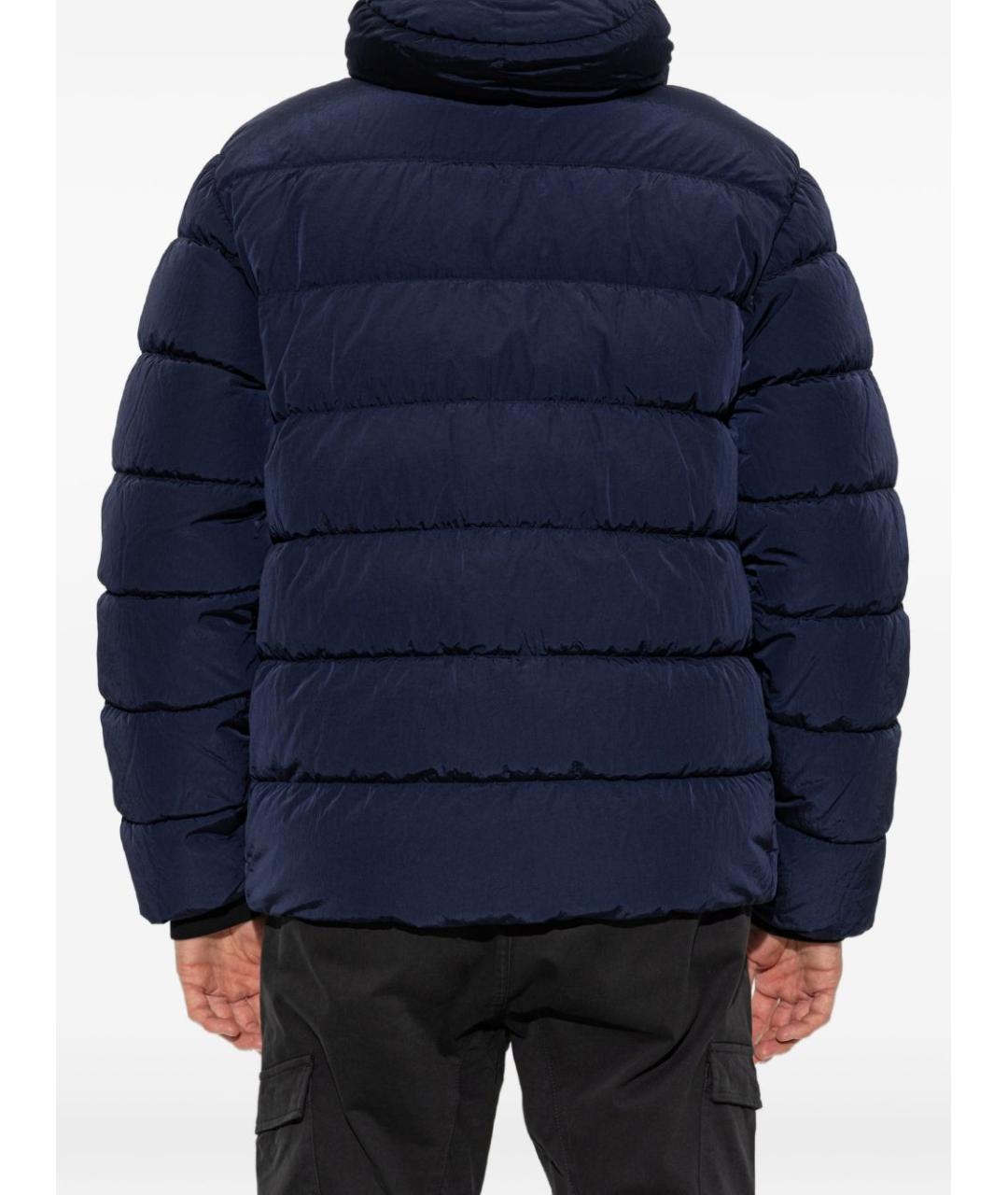 CP COMPANY Синий полиамидовый пуховик, фото 5