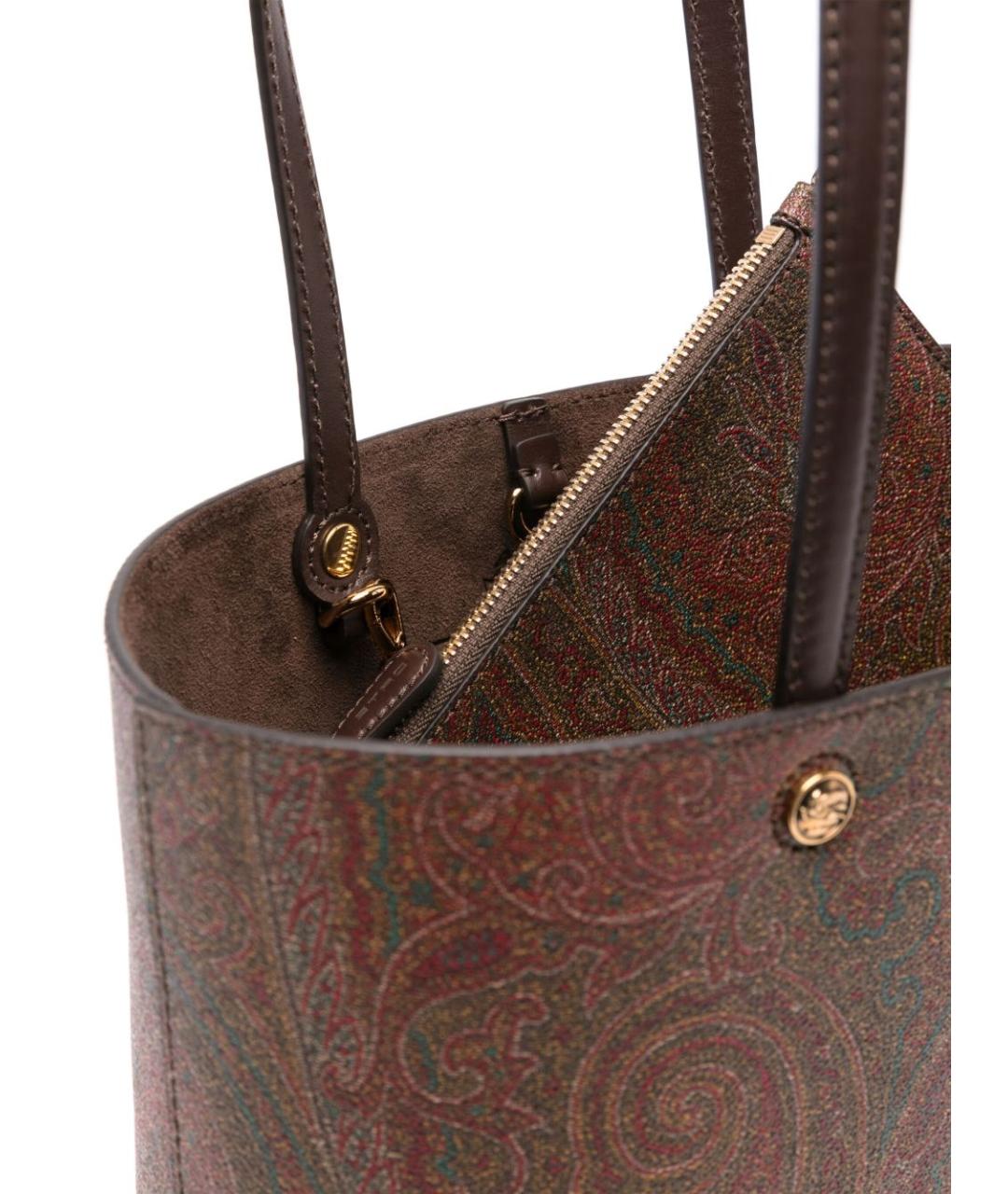 ETRO Коричневая сумка тоут, фото 4