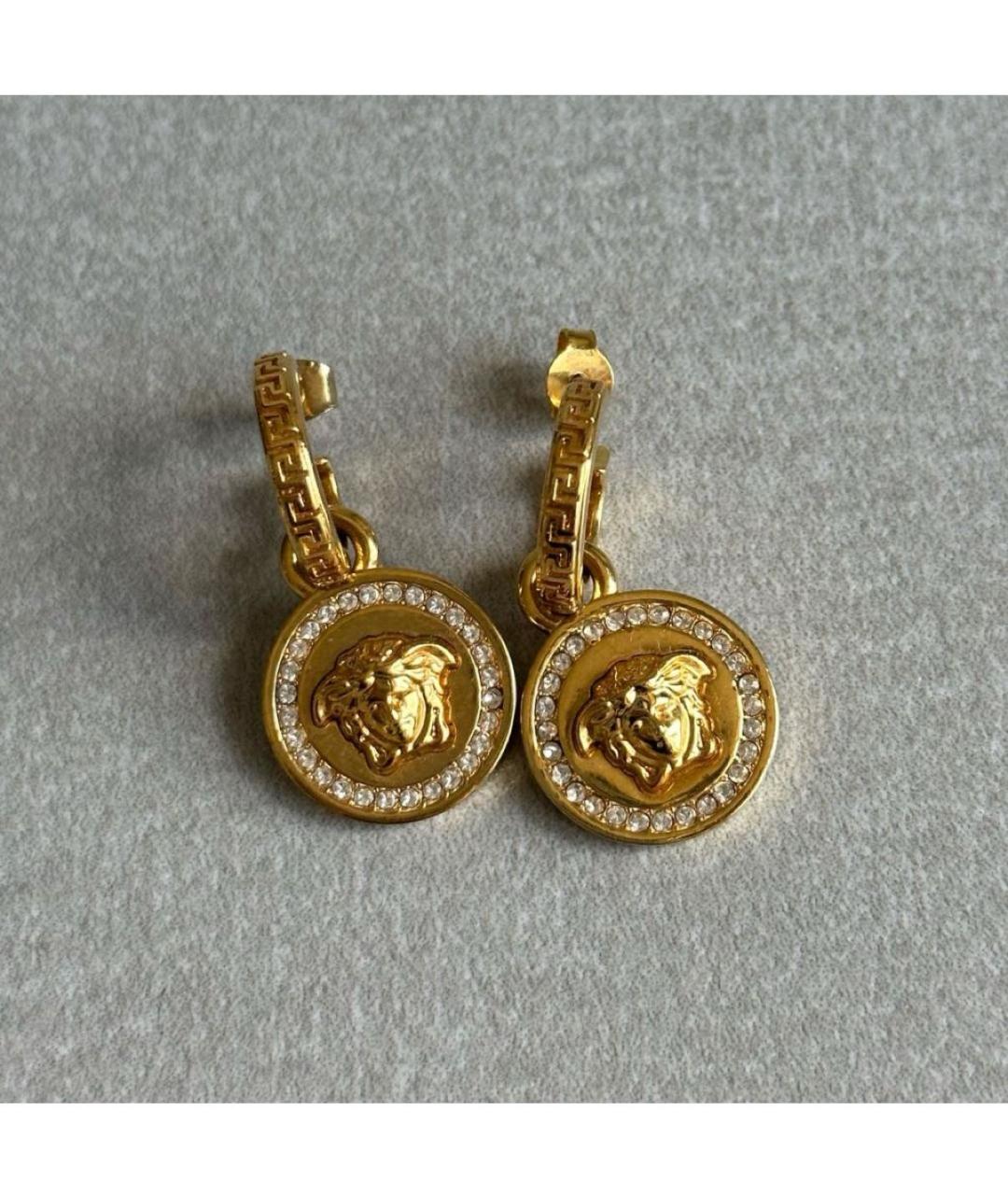 VERSACE Золотые серьги, фото 3
