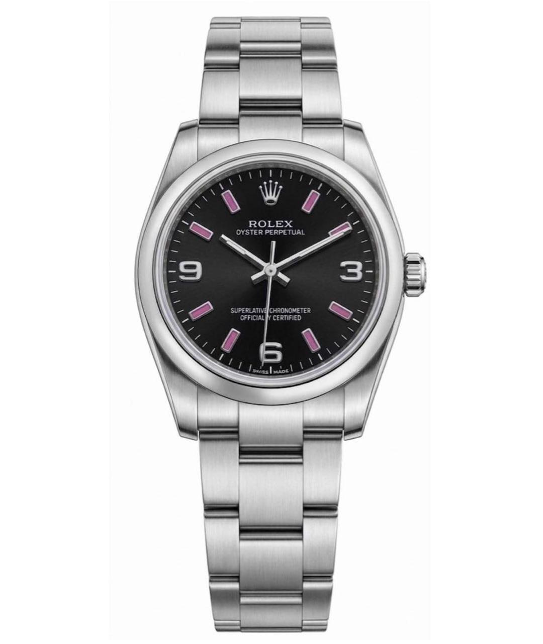 ROLEX Серебряные металлические часы, фото 6