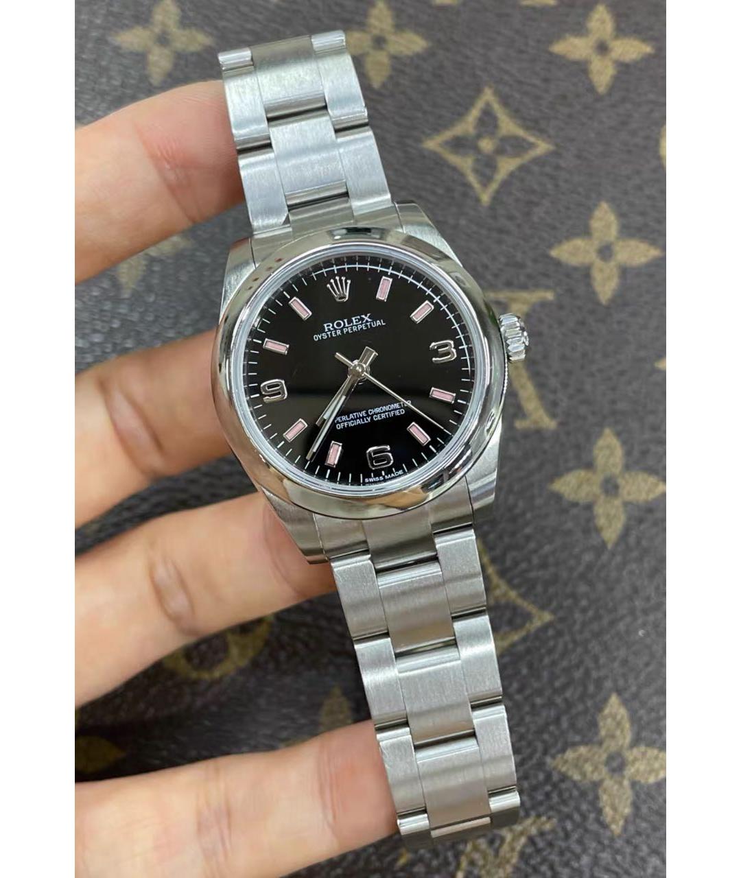 ROLEX Серебряные металлические часы, фото 3