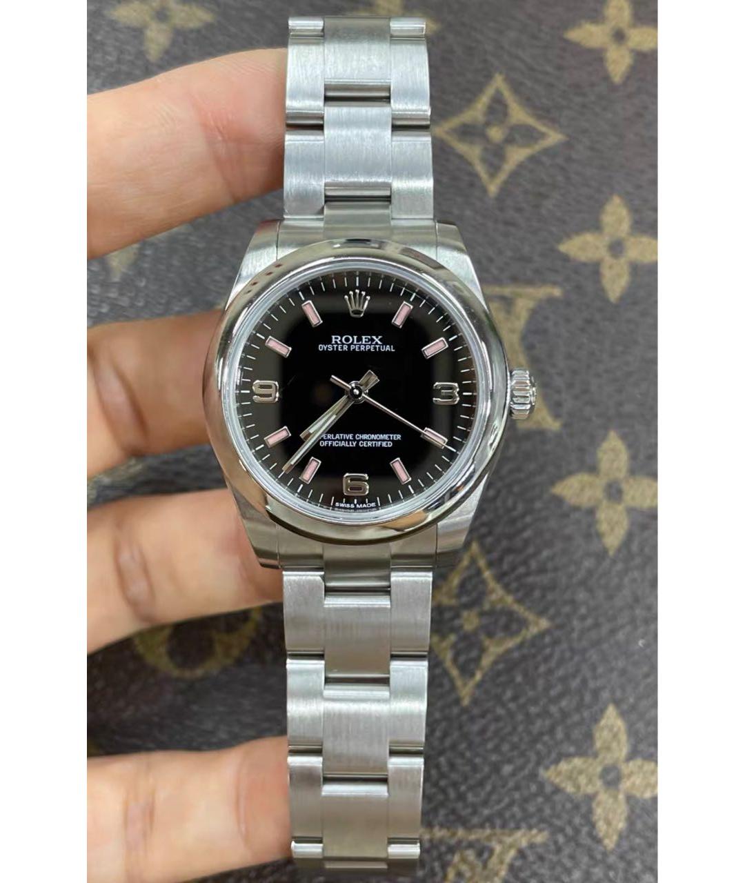ROLEX Серебряные металлические часы, фото 2