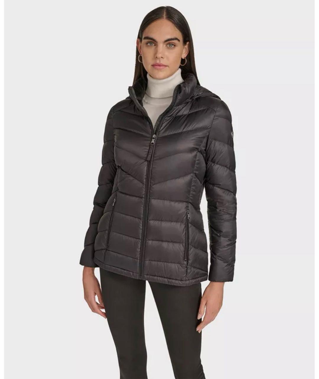 CALVIN KLEIN Черный пуховик, фото 9