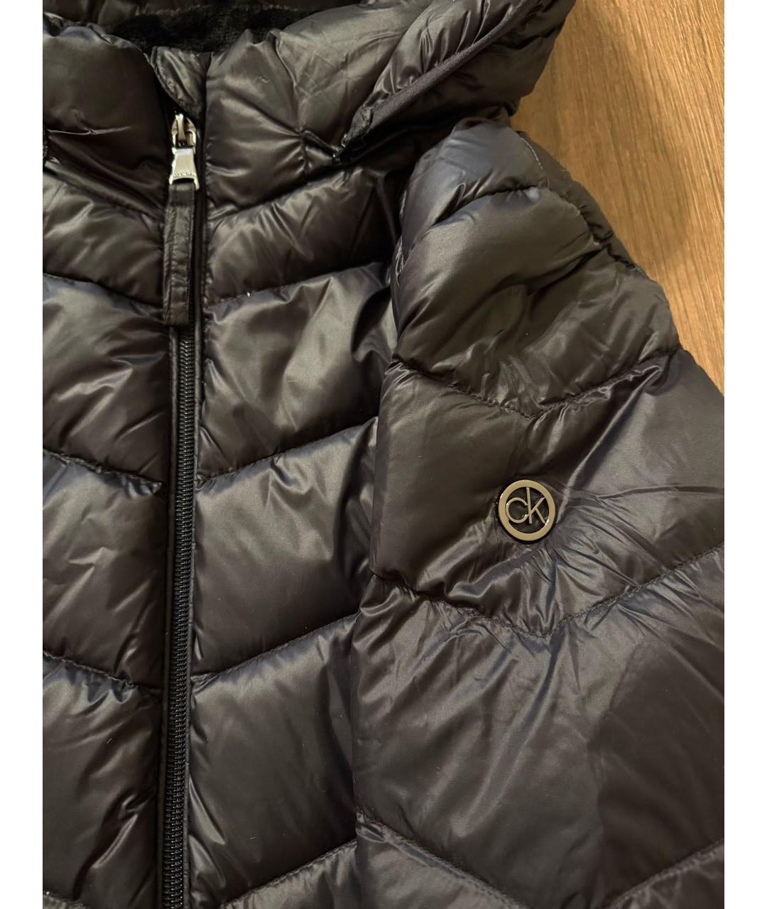 CALVIN KLEIN Черный пуховик, фото 5