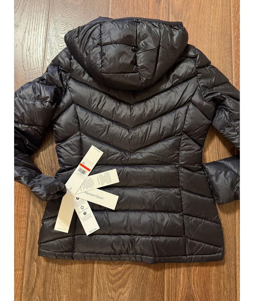 CALVIN KLEIN Черный пуховик, фото 3