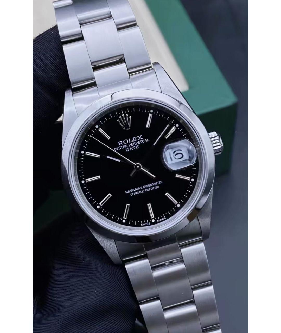 ROLEX Серебряные металлические часы, фото 3