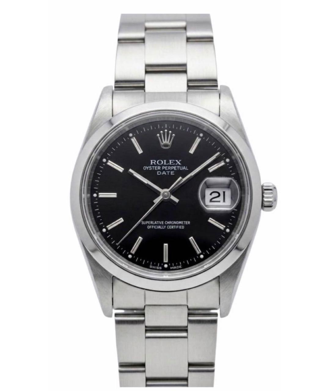 ROLEX Серебряные металлические часы, фото 1