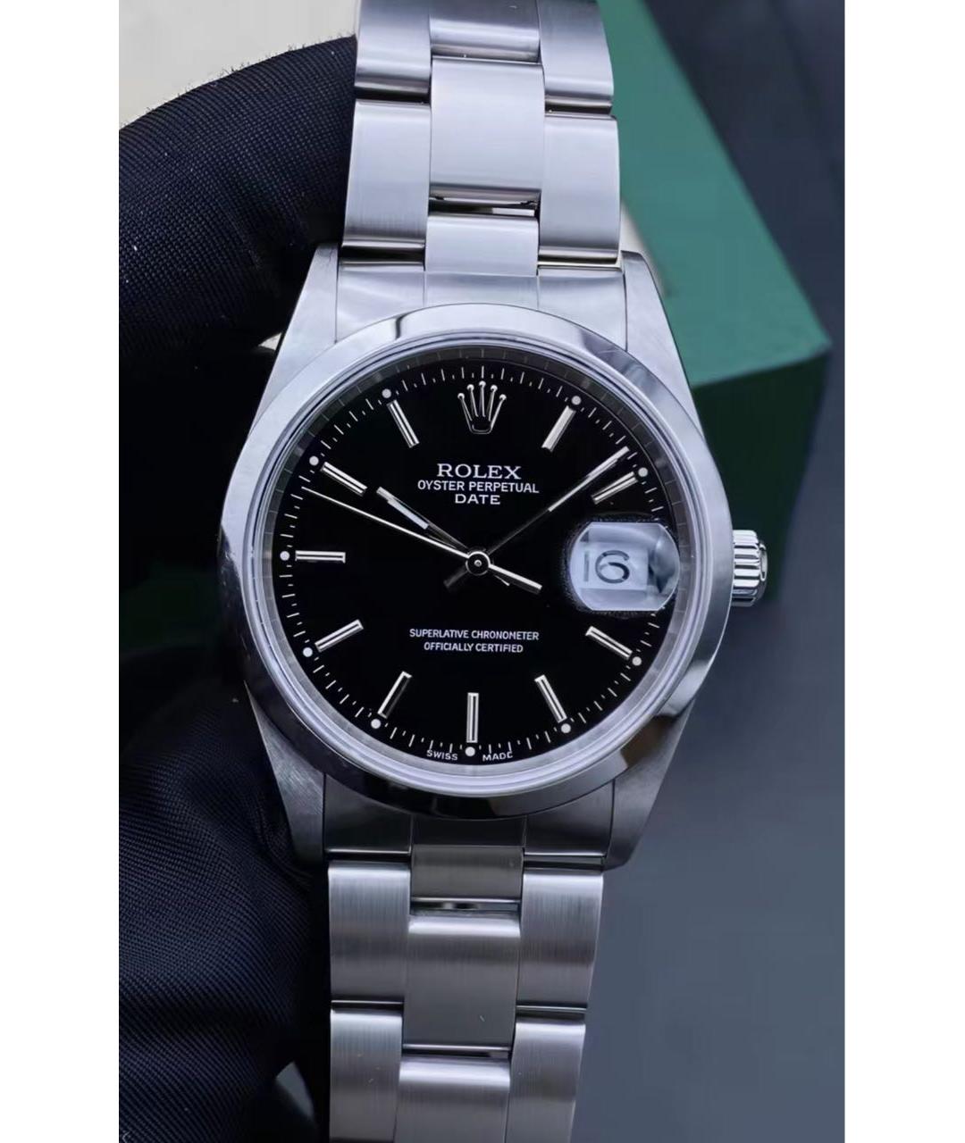 ROLEX Серебряные металлические часы, фото 2