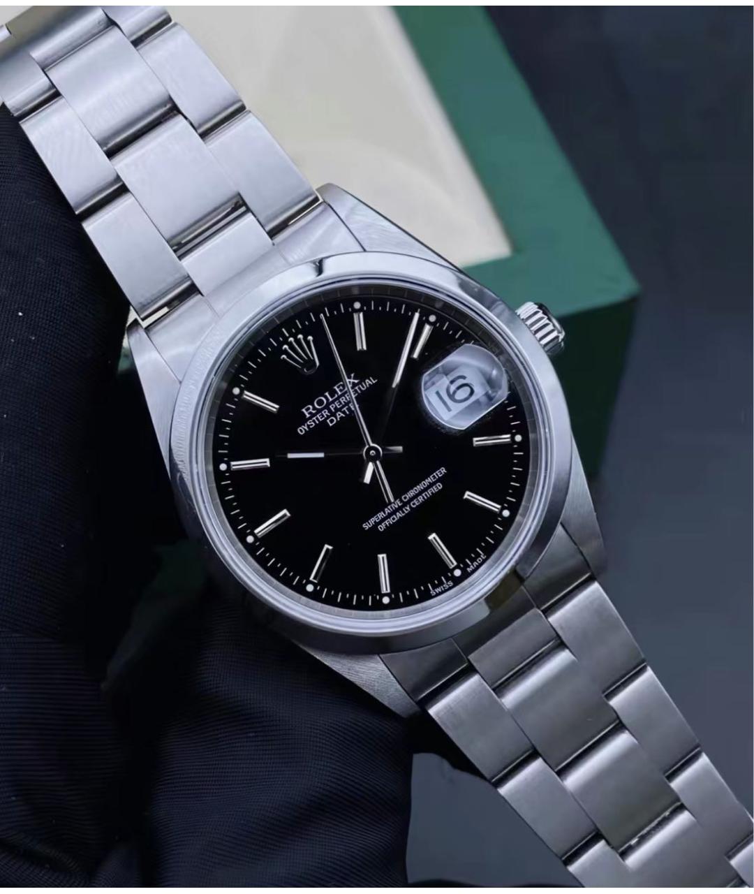 ROLEX Серебряные металлические часы, фото 4