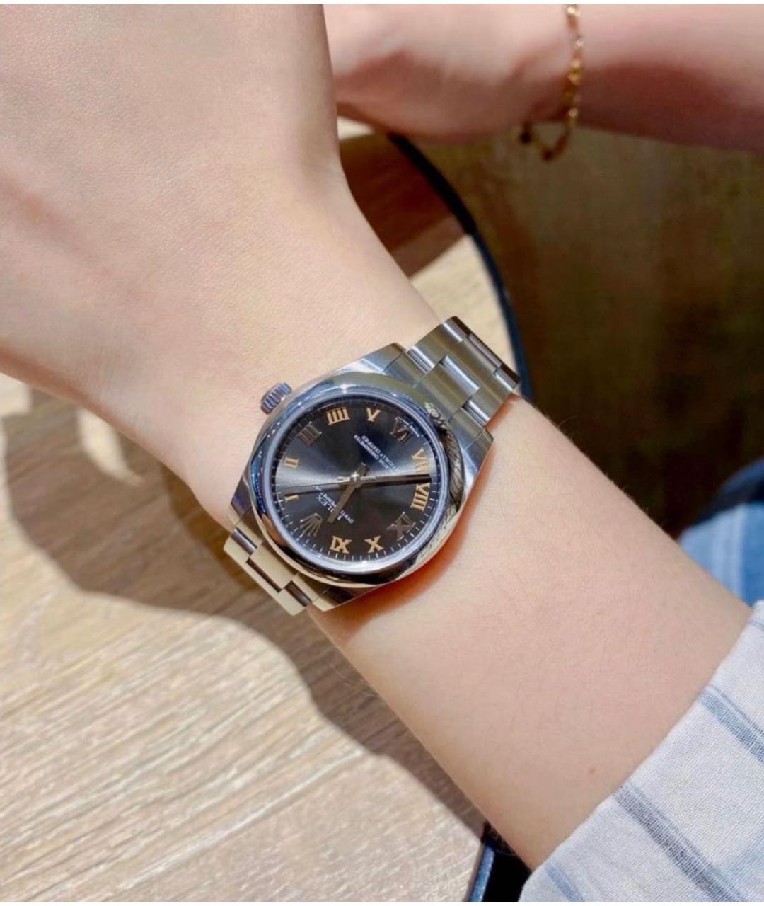 ROLEX Серебряные латунные часы, фото 3