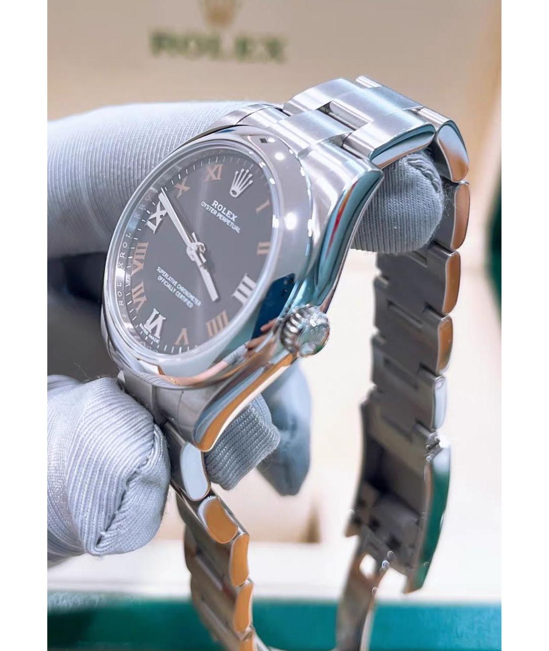 ROLEX Серебряные латунные часы, фото 6