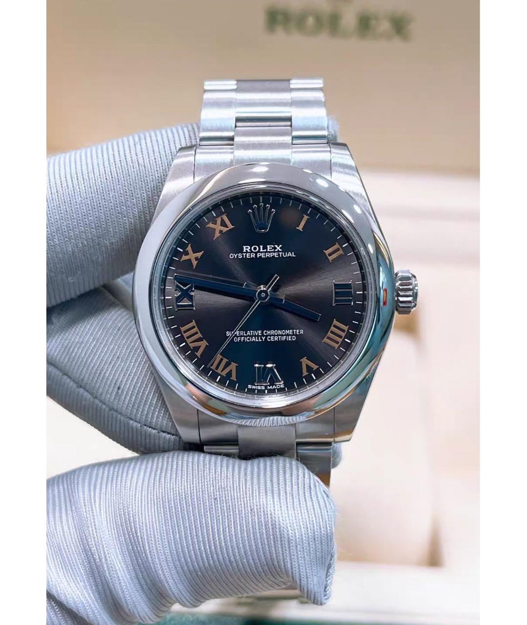ROLEX Серебряные латунные часы, фото 7