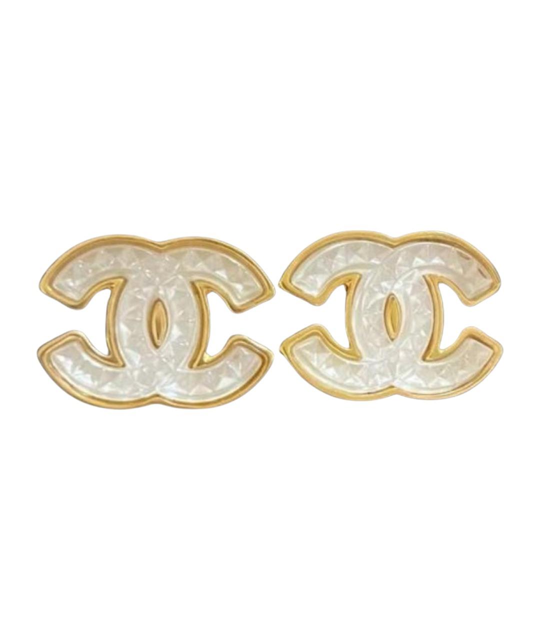 CHANEL Золотые серьги, фото 1
