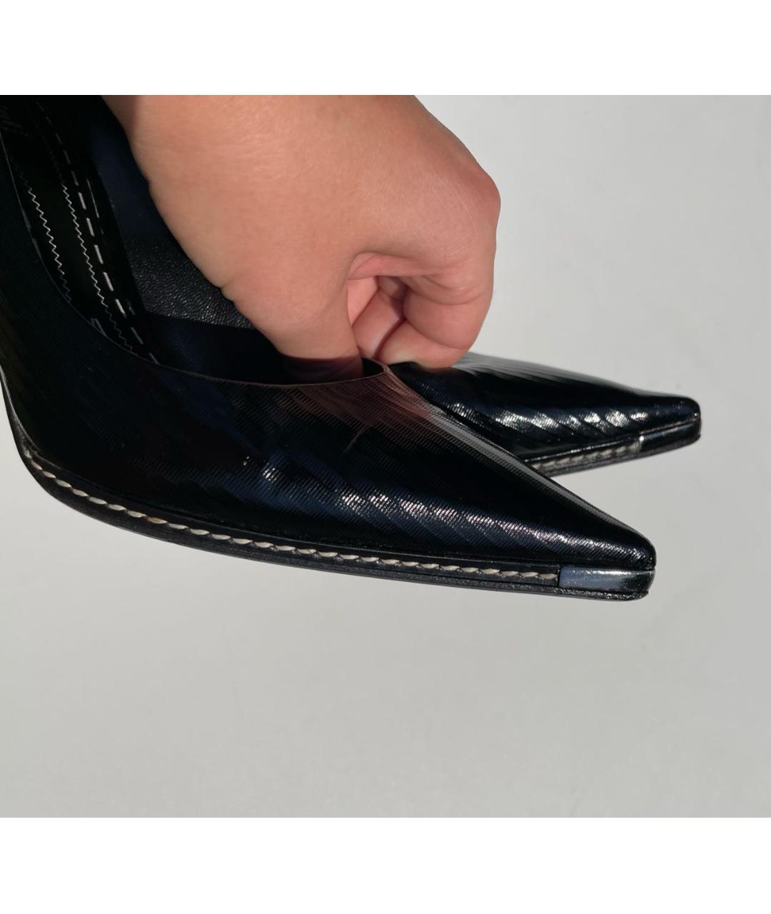 BALDININI Черные туфли из лакированной кожи, фото 6