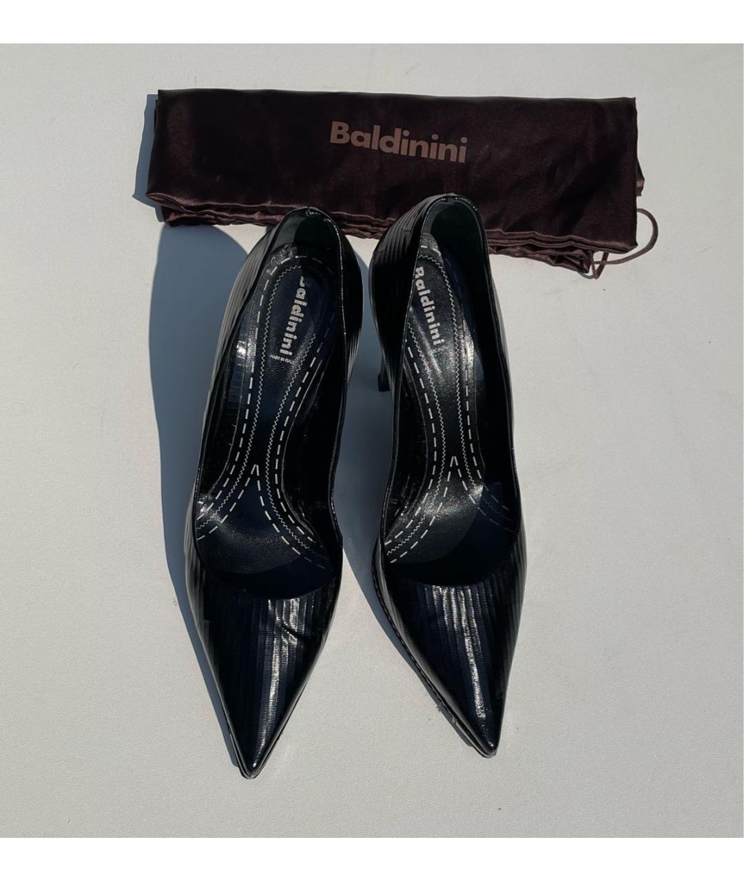 BALDININI Черные туфли из лакированной кожи, фото 3