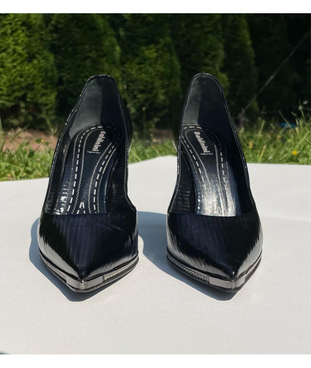 BALDININI Черные туфли из лакированной кожи, фото 2