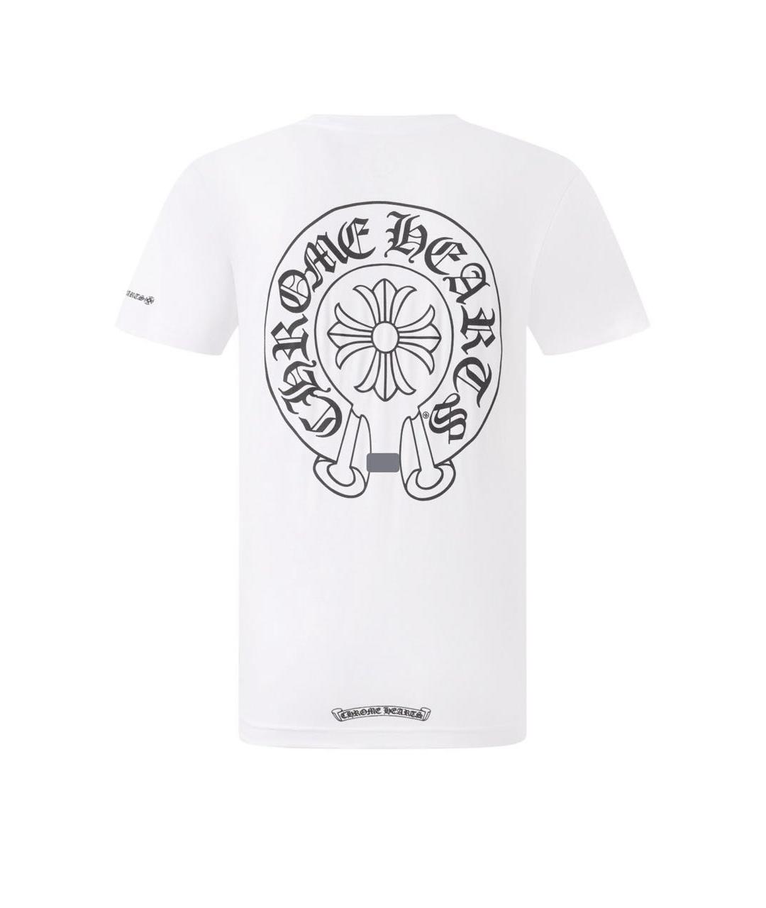 CHROME HEARTS Белая хлопковая футболка, фото 2