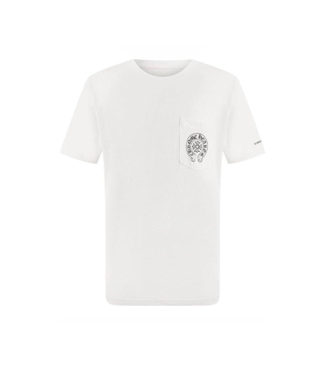 CHROME HEARTS Белая хлопковая футболка, фото 1