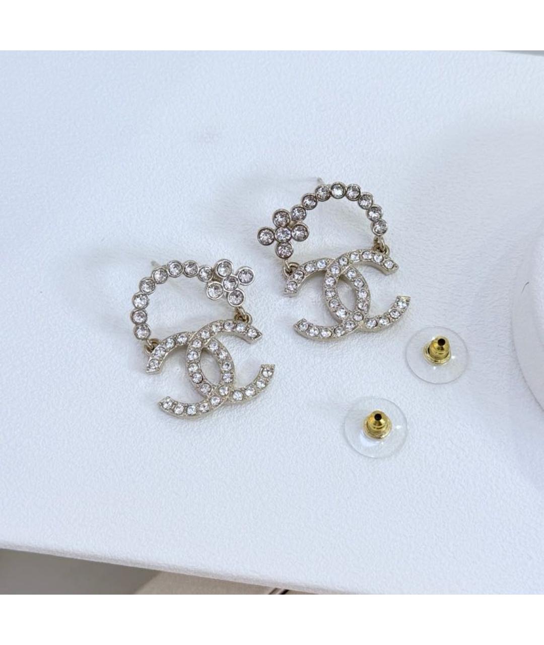CHANEL Серебряные серьги, фото 3