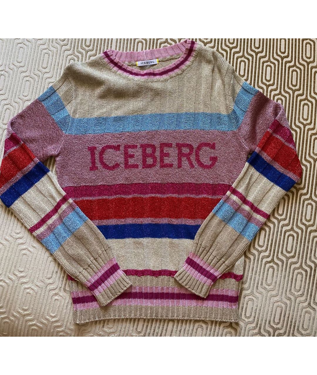 ICEBERG Розовый вискозный джемпер / свитер, фото 6