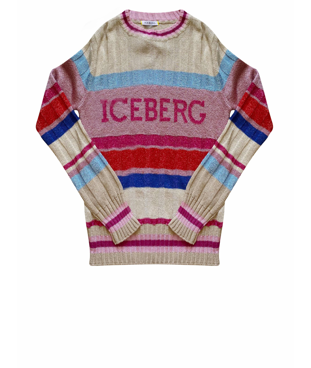 ICEBERG Розовый вискозный джемпер / свитер, фото 1