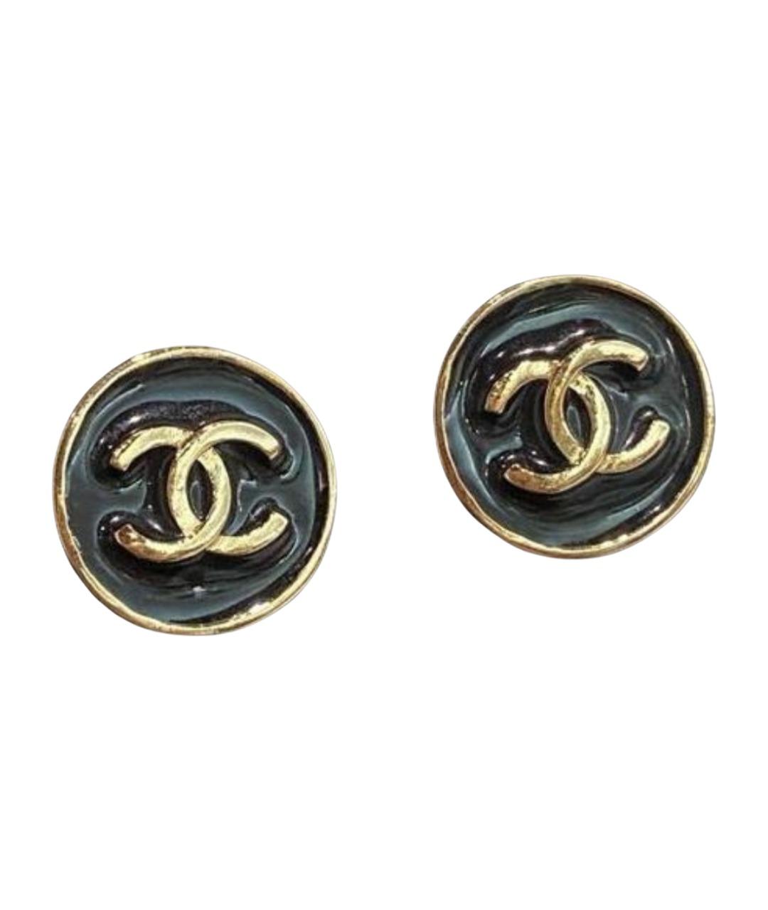 CHANEL Золотые серьги, фото 1