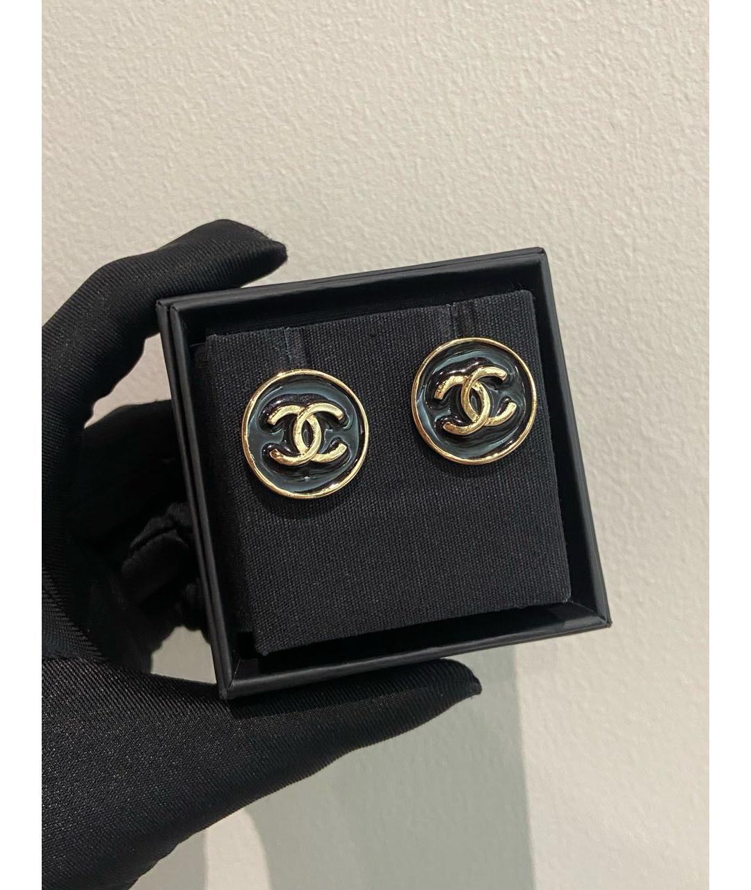 CHANEL Золотые серьги, фото 5