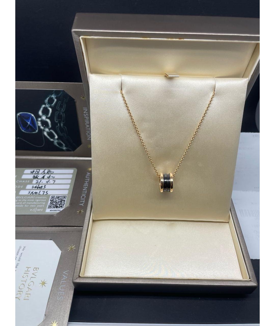 BVLGARI Золотое колье из розового золота, фото 5