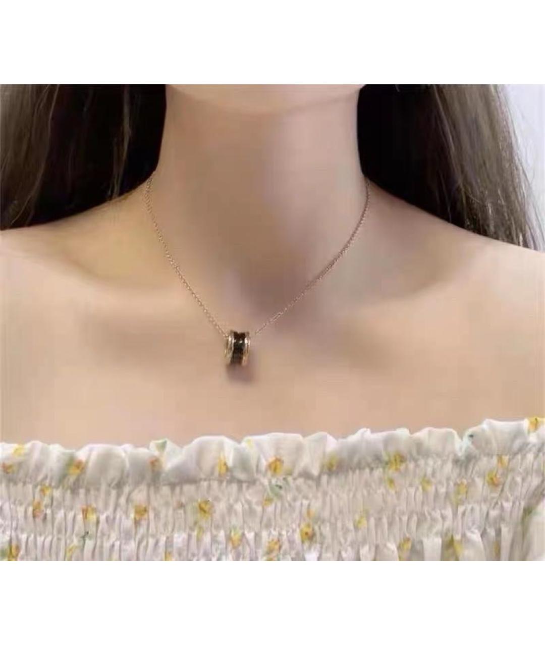 BVLGARI Золотое колье из розового золота, фото 4