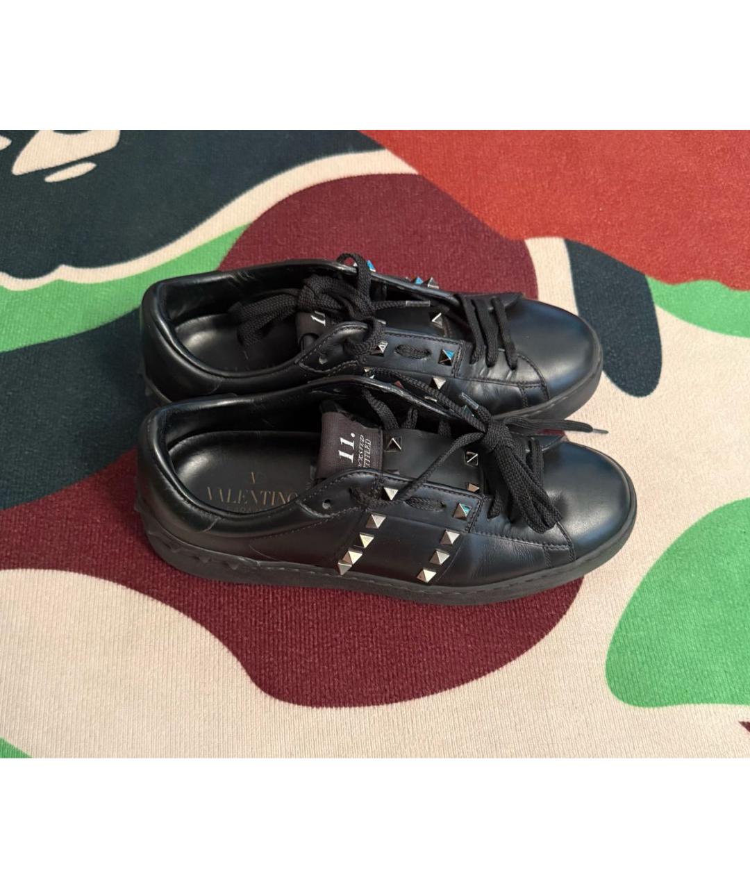 VALENTINO Черные кеды, фото 4