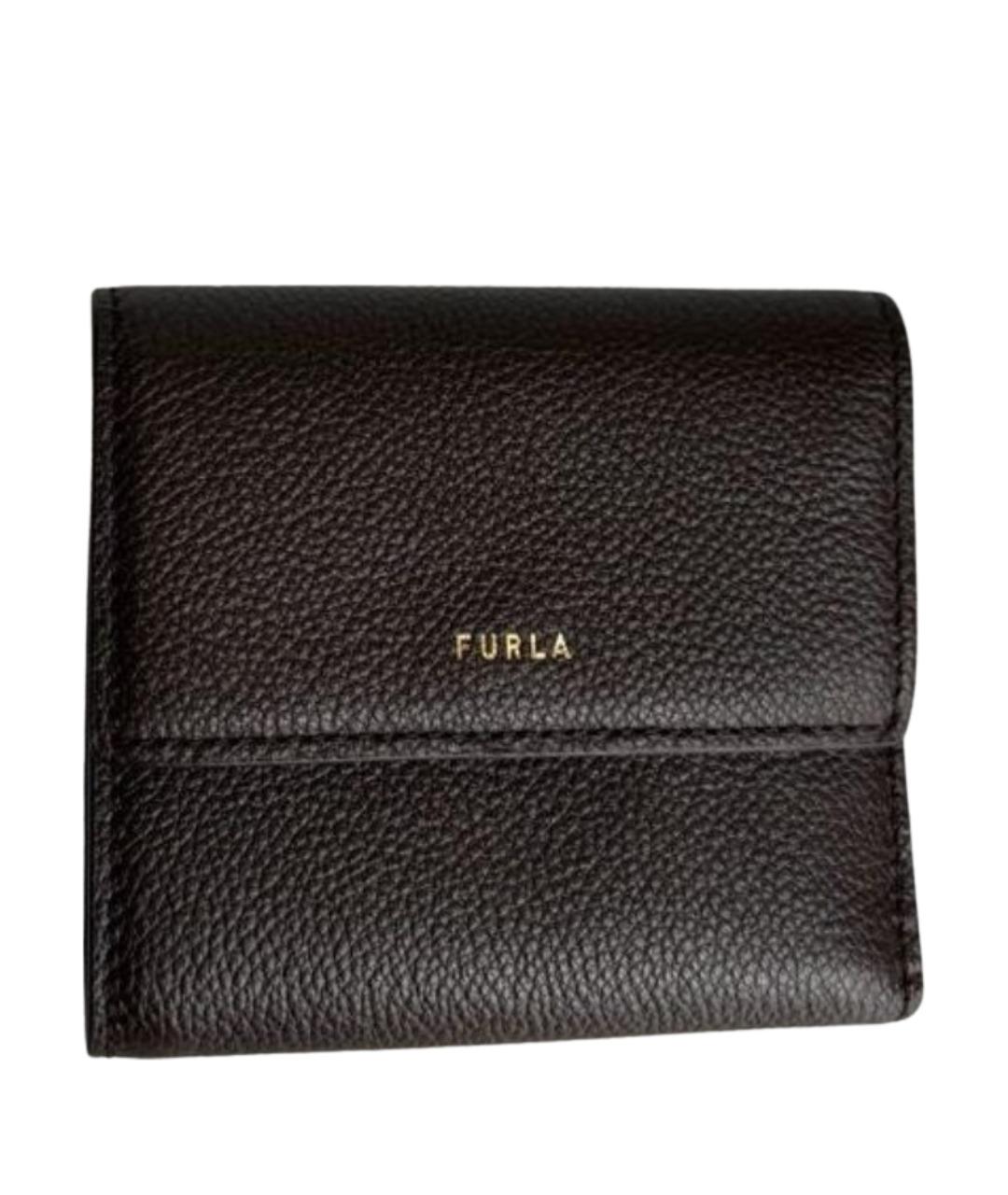 FURLA Коричневый кожаный кошелек, фото 1