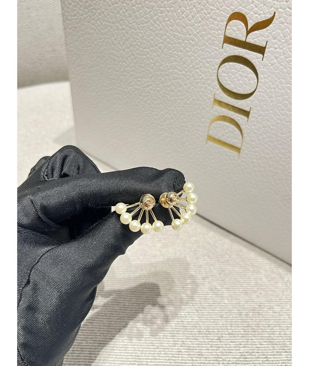 CHRISTIAN DIOR Золотые серьги, фото 2