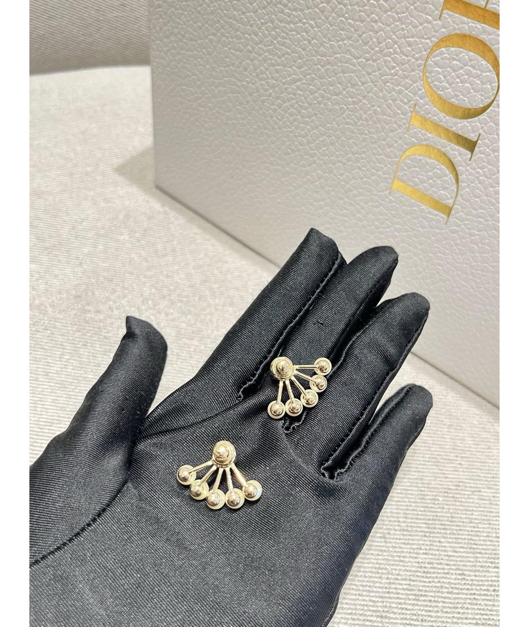 CHRISTIAN DIOR Золотые серьги, фото 3