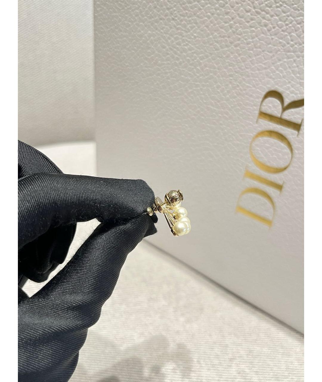 CHRISTIAN DIOR Золотые серьги, фото 4