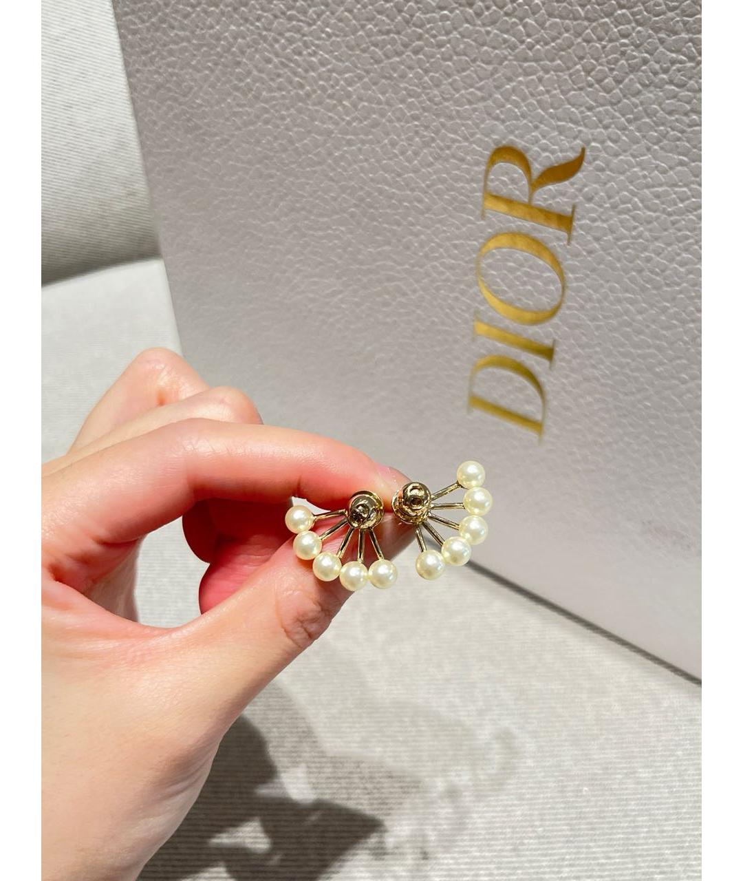 CHRISTIAN DIOR Золотые серьги, фото 5