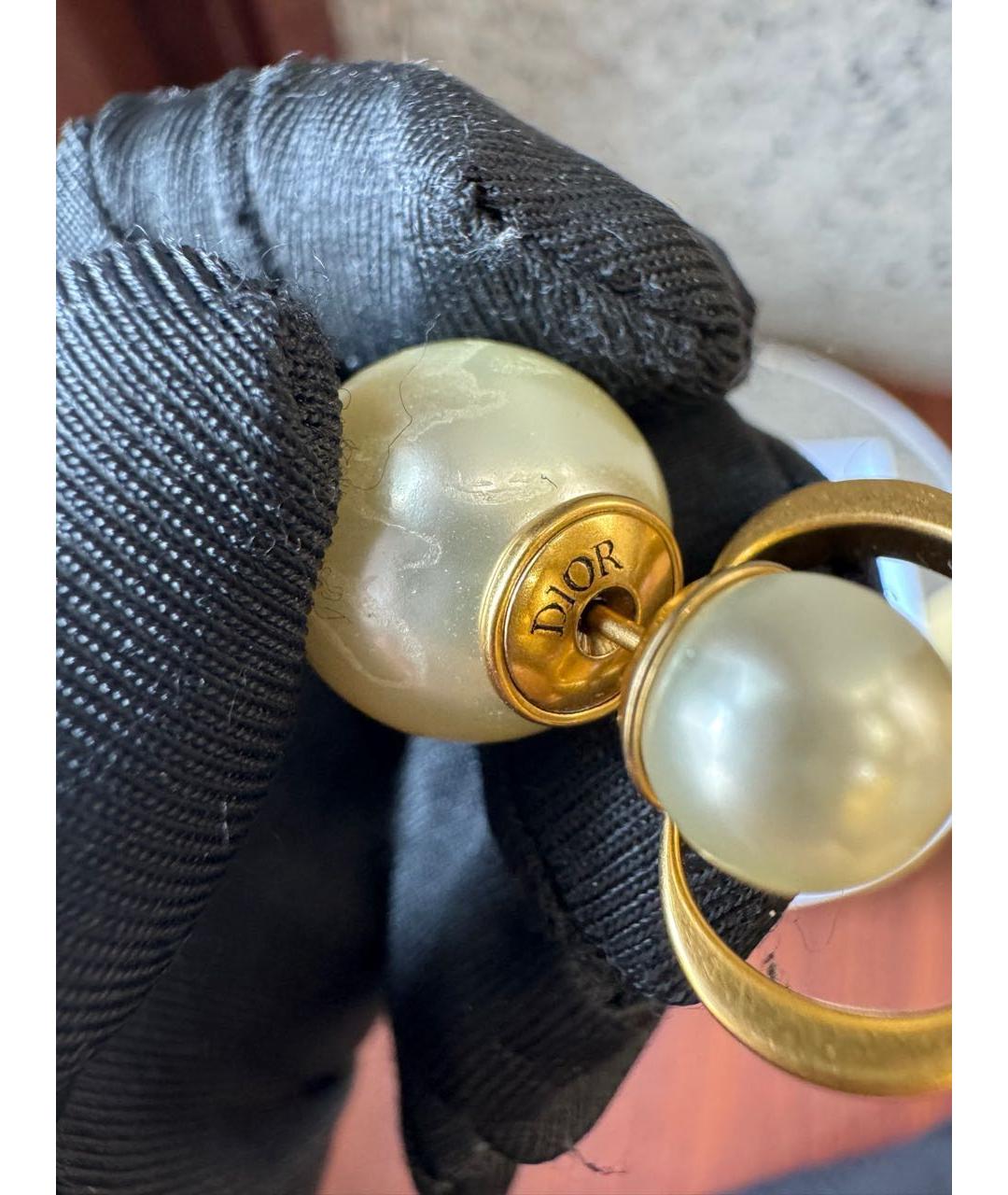 CHRISTIAN DIOR Золотые серьги, фото 4