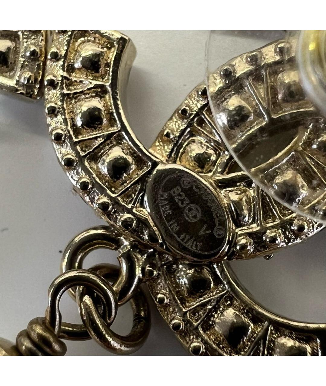 CHANEL Золотые серьги, фото 6
