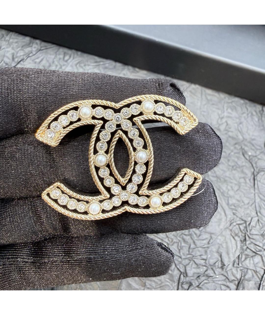 CHANEL Золотая булавка / брошь, фото 5