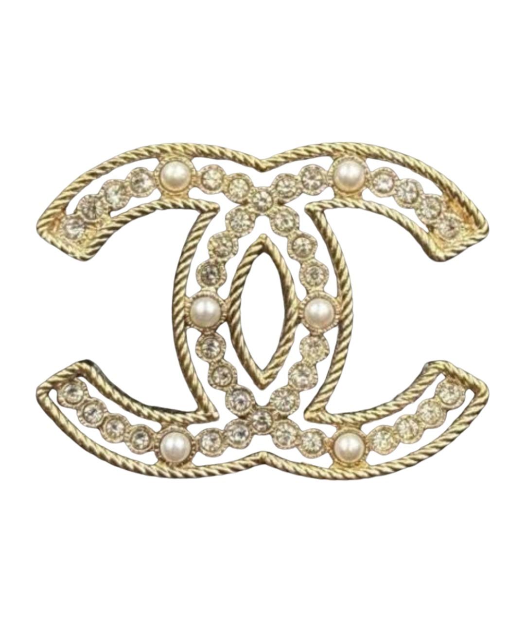 CHANEL Золотая булавка / брошь, фото 1