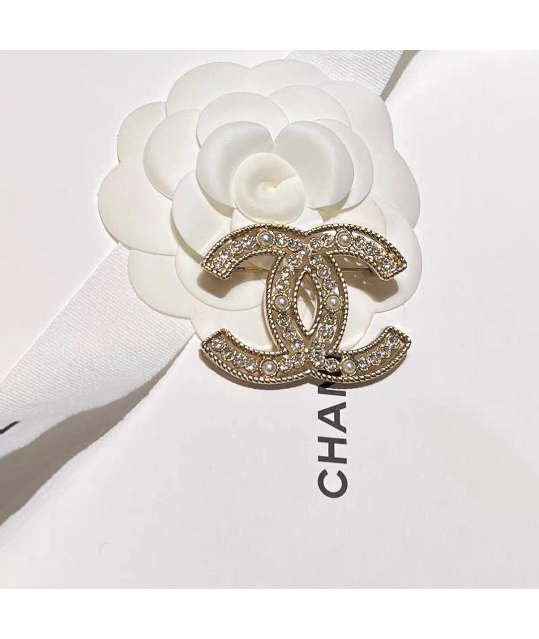 CHANEL Золотая булавка / брошь, фото 8
