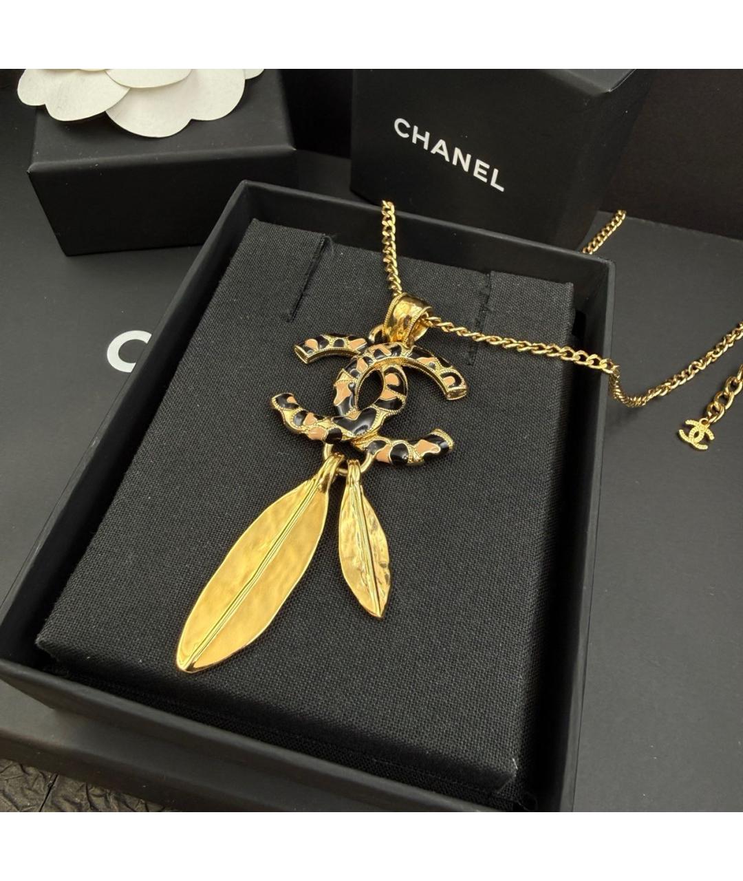 CHANEL Золотое колье, фото 4